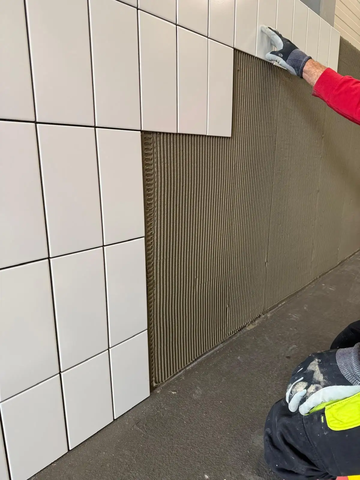 Wandplatten im Gewerbebau